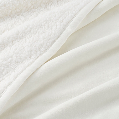 UGG&reg; Avery Throw Blanket For Two in Snow. View a larger version of this product image.