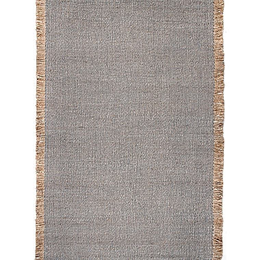 nuLOOM Fenella Flatweave 3&#39; x 5&#39; Area Rug in Dark Grey. View a larger version of this product image.