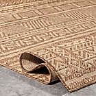 Alternate image 6 for nuLOOM Abbey Tribal Striped Indoor/Outdoor 4&#39; x 6&#39; Area Rug in Beige