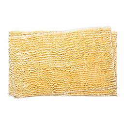 Laura Ashley® Butter Chenille Bath Rugs in Yellow (Set of 2)
