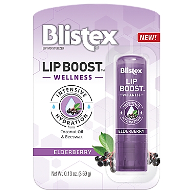 Blistex&reg; 0.13 oz. Lip Boost&trade; Wellness Elderberry Lip Balm. View a larger version of this product image.