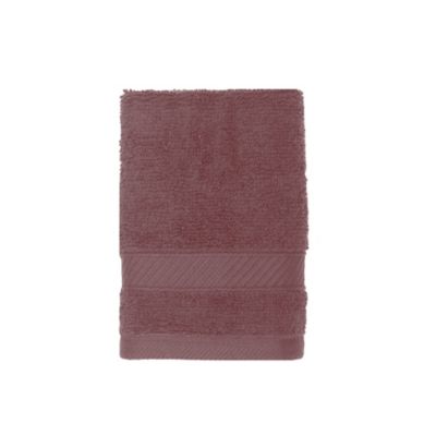 Nestwell&trade; Hygro Cotton Washcloth in Rose/Brown