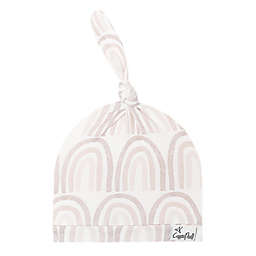 Copper Pearl® Size 0-4M Bliss Top Knot Hat in White