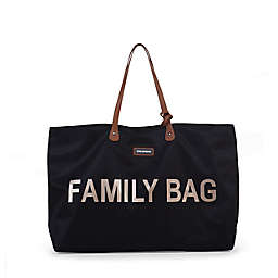 Childhome Canvas "Family Bag" Diaper Bag in Black