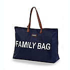 Alternate image 1 for Childhome Canvas &quot;Family Bag&quot; Diaper Bag in Navy