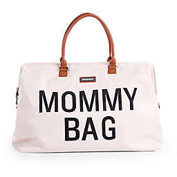 Childhome "Mommy Bag" Diaper Tote in Off White/Black