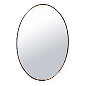 The Urban Port&reg; Contemporary 24-Inch x 35-Inch Oval Wall Mirror in Gold