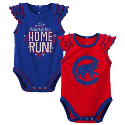 MLB Chicago Cubs Newborn 2-Pack Shining All Star Creeper Bodysuits