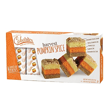 Cookies United Cake Bites&reg; 8 oz. Harvest Pumpkin Spice Family Pack. View a larger version of this product image.