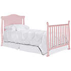 Alternate image 2 for Dream On Me Naples Full Panel 4-in-1 Convertible Mini Crib in Pink Blush