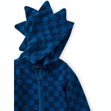 Tea Collection Size 18-24M Spike Out Baby Hoodie in Blue. View a larger version of this product image.