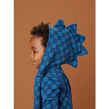 Tea Collection Size 18-24M Spike Out Baby Hoodie in Blue. View a larger version of this product image.