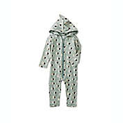 Tea Collection Dino Spikes Hooded Baby Coverall in Green