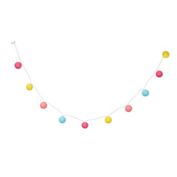 H for Happy&trade; 9-Foot 10-Light Multicolor Cotton Ball String Lights