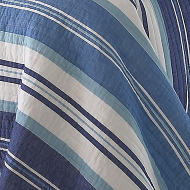 Levtex Home Torri Reversible Quilt Set in Blue. View a larger version of this product image.