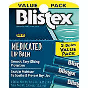 Blistex Medicated .15 oz. 3-Pack Lip Balm