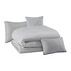 Alternate image 2 for Beautyrest&reg; Jasper 5-Piece Crinkle Velvet Full/Queen Comforter Set in Grey