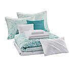 Alternate image 1 for Beautyrest&reg; Vail 10-Piece Watercolor Ombre King Comforter Set in Teal