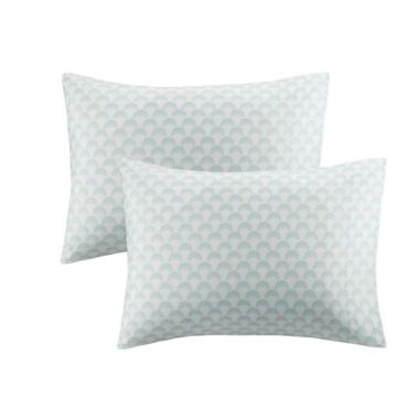Beautyrest&reg; Conway 10-Piece King Comforter Set in Aqua. View a larger version of this product image.