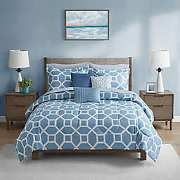 Beautyrest® Nora 10-Piece King Comforter Set in Blue