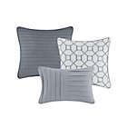 Alternate image 5 for Beautyrest&reg; Nora 10-Piece Queen Comforter Set in Grey