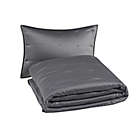 Alternate image 2 for Beautyrest&reg; Ames 3-Piece Charmeuse Full/Queen Coverlet Set in Grey