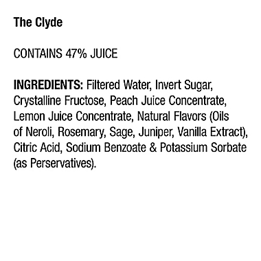 Herb &amp; Lou&#39;s The Clyde Peach Cosmopolitan Infused 12-Cube Cocktail Mixer. View a larger version of this product image.