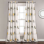 Lush Decor Rowley Birds Light Filtering Window Curtain Panels (Set of 2)