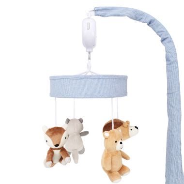 ever & ever&trade; Forest Friends Mobile in Blue. View a larger version of this product image.