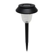 Simply Essential&trade; Individual Outdoor LED Solar Pathway Stake Light in Black