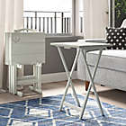 Alternate image 1 for Compass 5-Piece Tray Table Set in Light Grey
