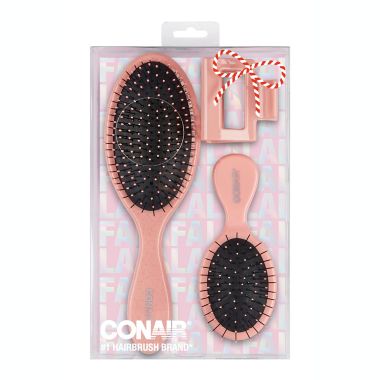 Conair&reg; 3-Piece Holiday Detangle and Style Brush Set. View a larger version of this product image.
