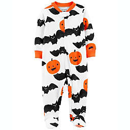 carter's® Halloween 2-Way Zip Sleep & Play Footie Pajama in Orange
