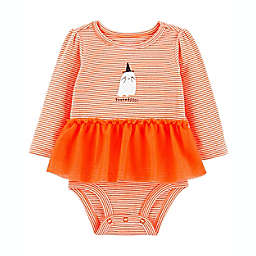 carter's® Size 6M Halloween Long Sleeve Tutu Bodysuit in Orange