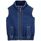Alternate image 0 for carter&#39;s&reg; Size 9M Zip-Up Knit Denim Vest in Blue