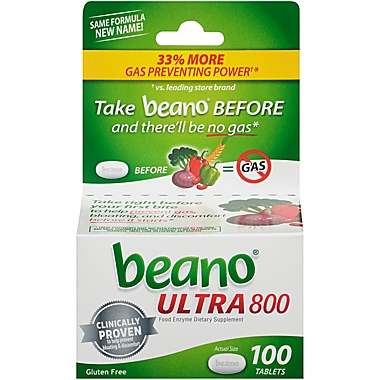 Beano&reg; 100-Count Food Enzyme Tablets. View a larger version of this product image.