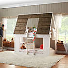 Alternate image 1 for Ti Amo Big Horn Cabin Bunk Bed in White/Brown