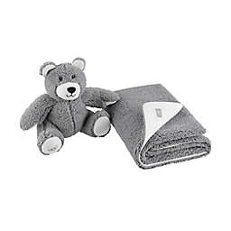 UGG® 2-Piece Classic Sherpa Throw Blanket and Plush Bear Toy Set in Grey