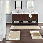 Alternate image 1 for Madison Park Evan 20-Inch x 30-Inch Bath Rug in Taupe