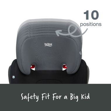 Britax&reg; Highpoint&trade; Backless Booster Seat in Black Ombre. View a larger version of this product image.