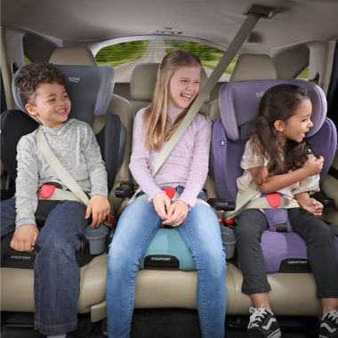 Britax&reg; Highpoint&trade; Backless Booster Seat in Black Ombre. View a larger version of this product image.