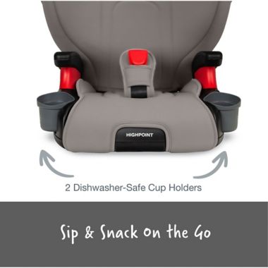 Britax&reg; Highpoint&trade; Backless Booster Seat in Grey Ombre. View a larger version of this product image.