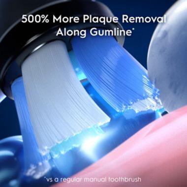 Oral-B&reg; iO Series 4 Rechargeable Electric Toothbrush in Blue<h1> </h1>. View a larger version of this product image.