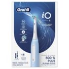Alternate image 3 for Oral-B&reg; iO Series 4 Rechargeable Electric Toothbrush in Blue<h1> </h1>