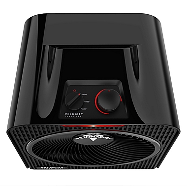 Vornado Velocity 4 Vortex Whole Room Heater in Black. View a larger version of this product image.