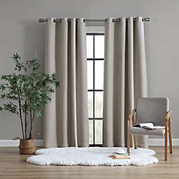UGG® Devon 63-Inch Grommet Room Darkening Window Curtain Panel in Cashew (Single)