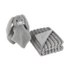 Alternate image 0 for UGG&reg; Dylan Bunny Blanket and Lovey Gift Set in Seal Gray