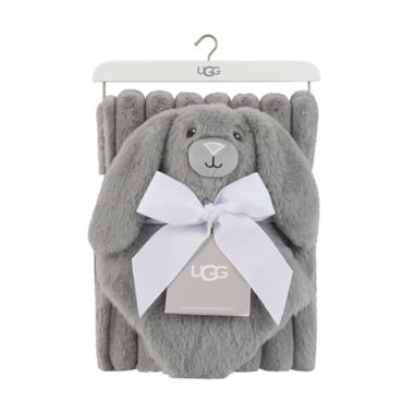 UGG&reg; Dylan Bunny Blanket and Lovey Gift Set in Seal Gray. View a larger version of this product image.