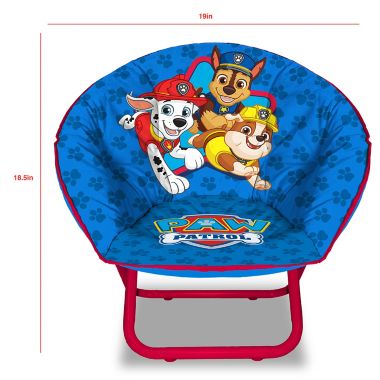 Nickelodeon&trade; PAW Patrol Folding Saucer Chair in Blue. View a larger version of this product image.