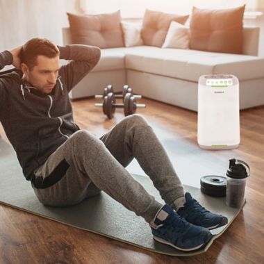 NuWave&reg; OxyPure&trade; ZERO E500 Air Purifier in White. View a larger version of this product image.